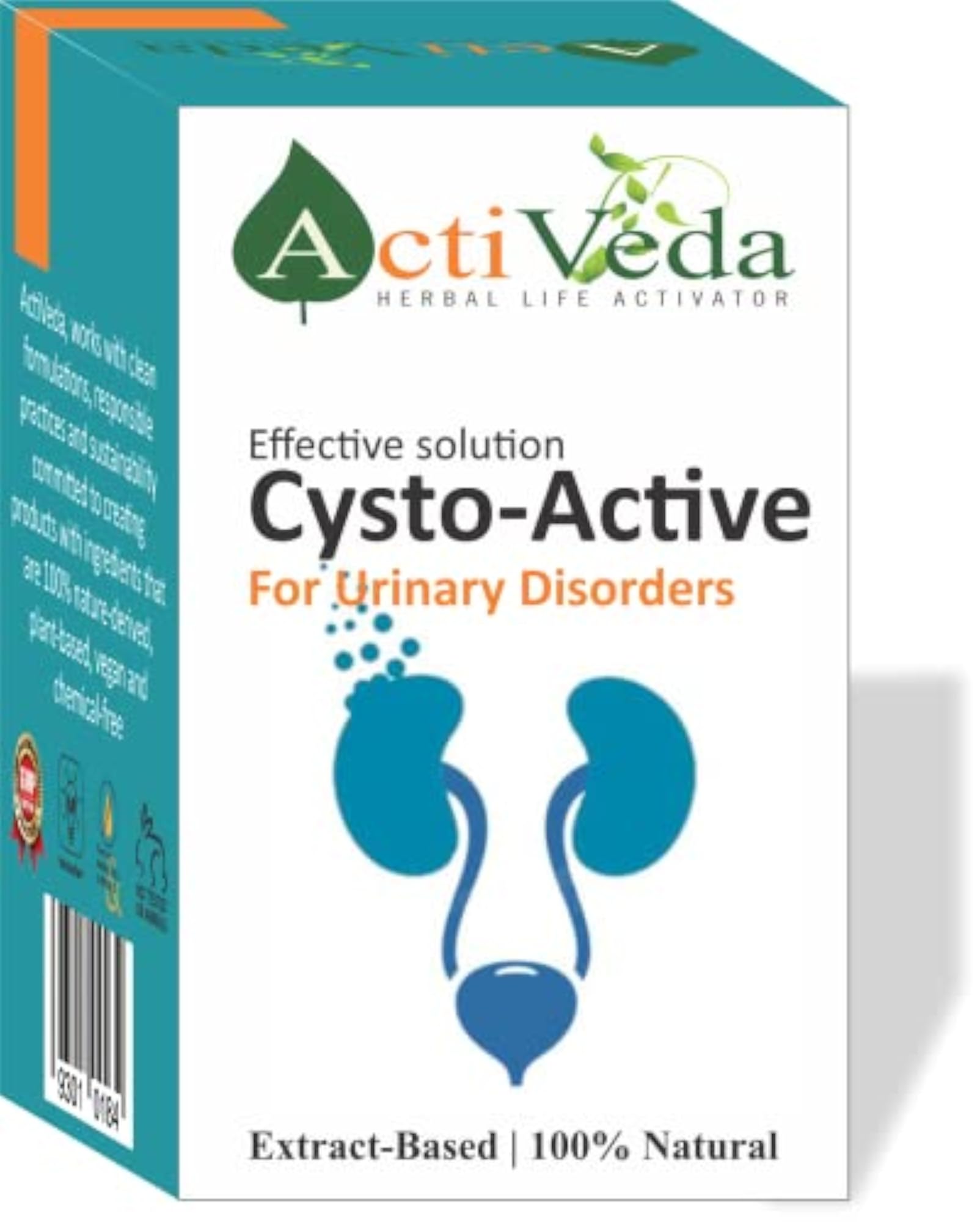Cysto-Active Capsules - 30 Count, Herbal Health Support